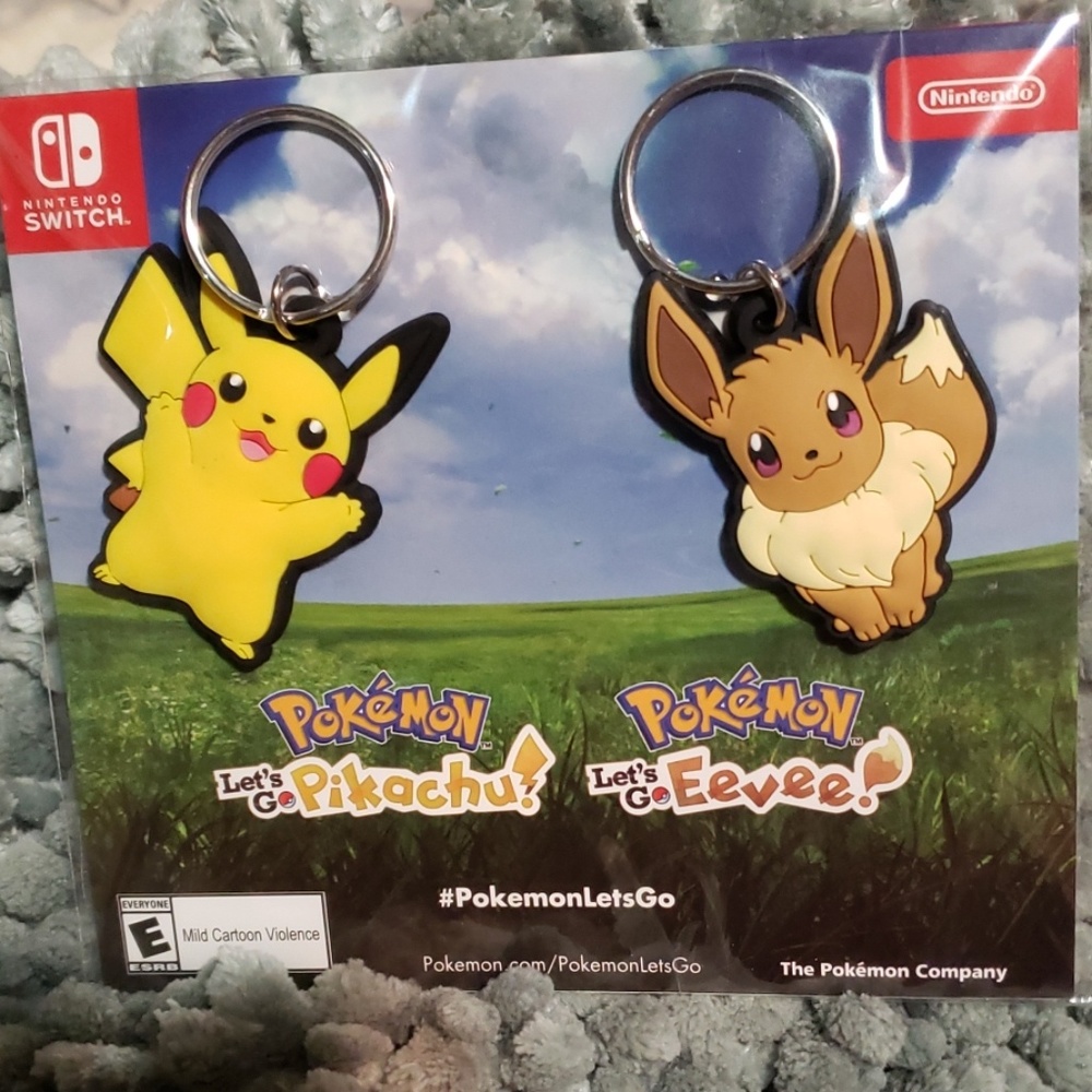 Original Nintendo Switch Pokemon Keychain